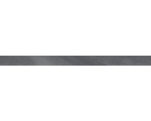 Carrelage de plinthe Austral anthracite 8x45 cm Structure métallique