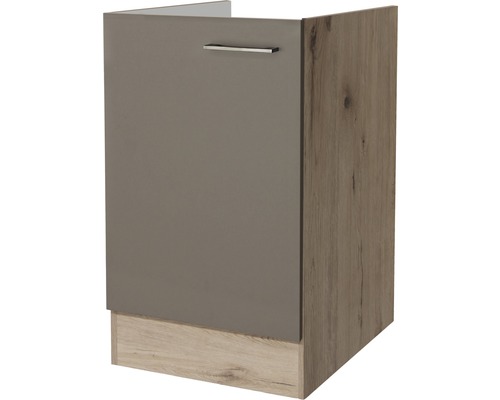 Spülenunterschrank Flex Well Riva Breite 50 cm san remo eiche hell/quarzit cubanit