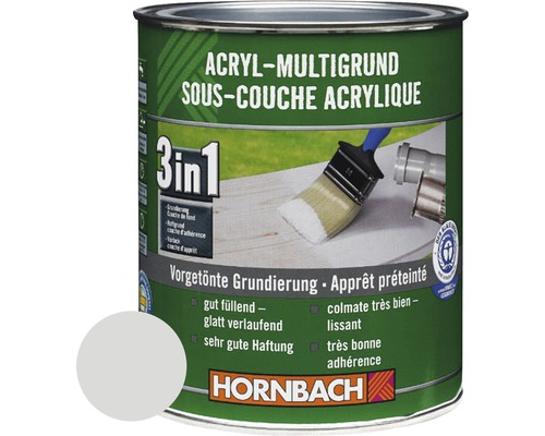 HORNBACH Acryl Multigrund grau 750 ml Acryl Multigrund 3 in 1 Dose von Hornbach