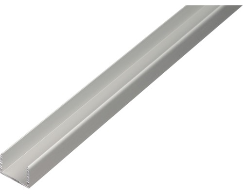 Profilé en U Aluminium argent 8,9 x 10 x 1,5 mm x 1,5 mm , 2 m Profilé en U en aluminium