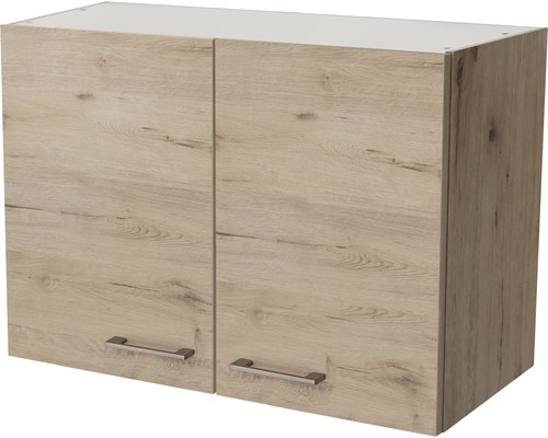 Hängeschrank Flex Well Riva BxHxT 80x55x32 cm Frontfarbe san remo eiche hell - Korpusfarbe san remo eiche hell