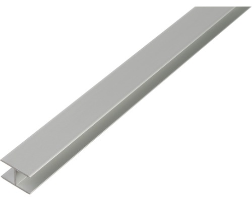 Profilé en H Aluminium argent 8,9 x 20 x 1,5 mm x 1,5 mm , 1 m