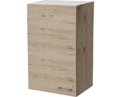 Hängeschrank Flex Well Riva 60x89 cm san remo eiche hell/quarzit cubanit