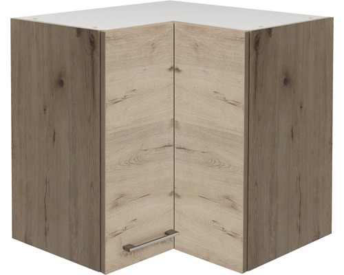 Eckhängeschrank Flex Well Riva Breite 60 cm san remo eiche hell/quarzit cubanit