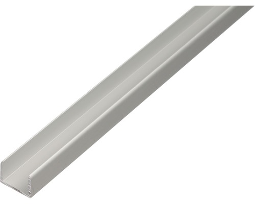 Profilé en U Aluminium argent 15,9 x 15 x 1,5 mm x 1,5 mm , 1 m