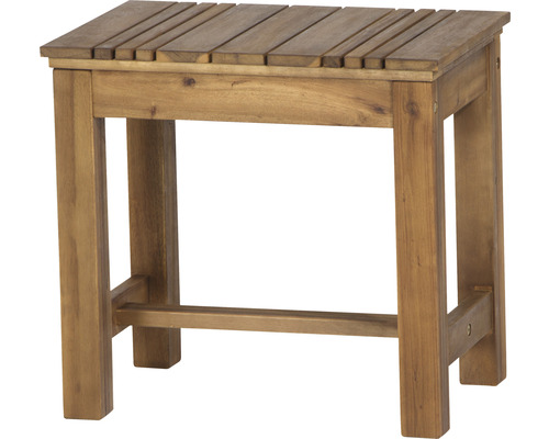 Holzhocker mit Lattenrost-Sitzfläche