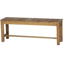 Banc en bois avec assise à lattes