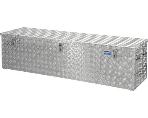 Aluminium Werkzeugkiste mit Riffelblechmuster und Verschlüssen