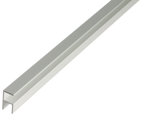 Eckprofil Aluminium silber 10,9 x 20 x 1,5 x 1,5 mm 1 m
