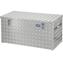 Aluminium Werkzeugkiste mit Riffelblechmuster und abschliessbaren Verschlüssen