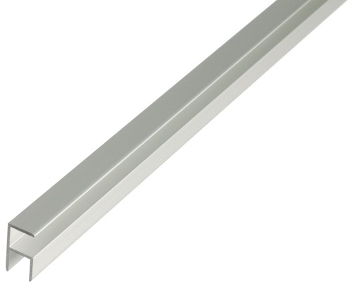 Eckprofil Aluminium silber 12,9 x 24 x 1,5 x 1,5 mm 1 m