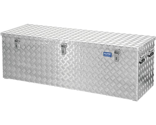 Aluminium Werkzeugkiste mit Riffelblechmuster und Verschlüssen