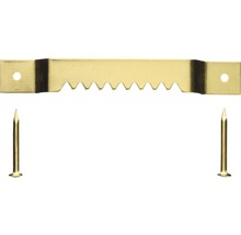 Bilderhaken mit zwei Nägeln zum Aufhängen von Bildern