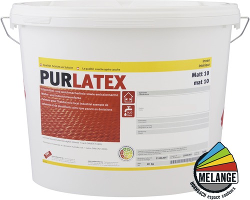 Faire mélanger la peinture pour murs et plafonds KABE Purlatex FS-PROTECT mat 10 dans le coloris souhaité