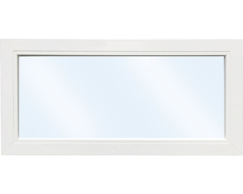 Kunststofffenster Festelement ARON Basic weiss 950x400 mm