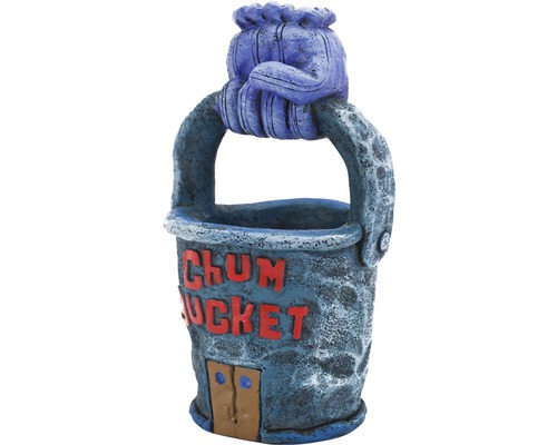 Décoration d'aquarium Bob l'éponge - Seau Chum Bucket Plancton 10,7 cm