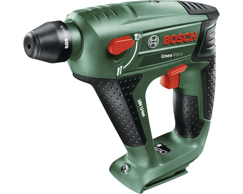 Bosch Akku-Bohrhammer Uneo Maxx ohne Akku 18V inklusive Rundschaftadapter