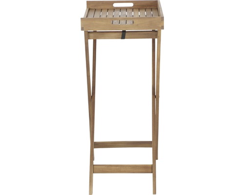 Holz Serviertablett mit Ständer für den Innen- und Außenbereich