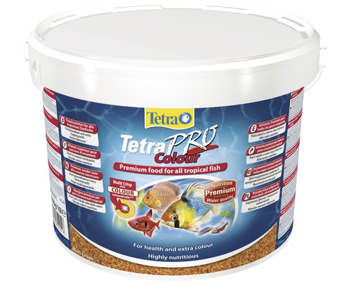 Tetra Pro Colour Aliment premium pour tous les poissons tropicaux en seau