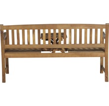 Banc de jardin en bois avec table pliante intégrée
