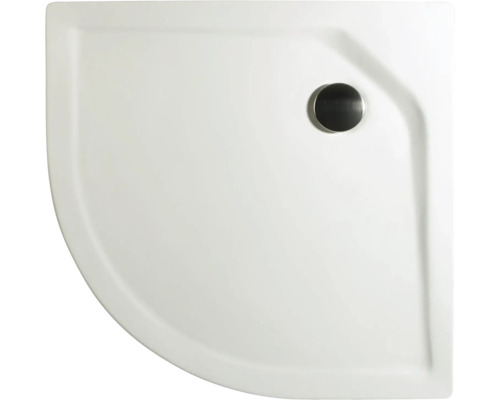 Kit complet receveur de douche SCHULTE Extra-flach 80 x 80 x 3.5 cm blanc alpin lisse D20067 04