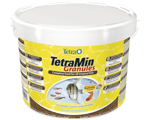 TetraMin Granulés nourriture pour poissons tropicaux en seau