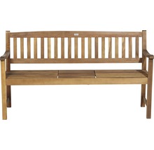 Banc de jardin en bois avec accoudoirs