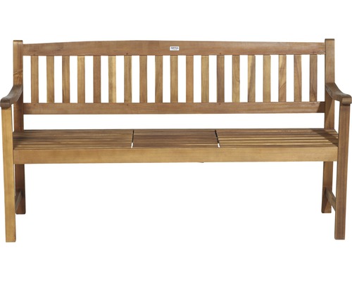 Banc de jardin en bois avec accoudoirs