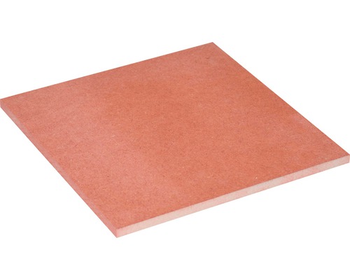 Panneau MDF VALCHROMAT Credit rouge 2440x1830x8 mm Une seule plaque carrée en bois.