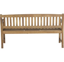Banc de jardin en bois avec dossier et accoudoirs