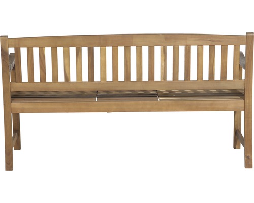 Banc de jardin en bois avec dossier et accoudoirs