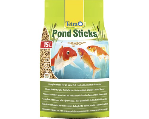 Tetra Pond Sticks nourriture pour bassin en sac de 15 litres