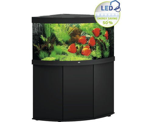 Aquariumkombination Juwel Trigon 350 LED SBX mit Unterschrank schwarz