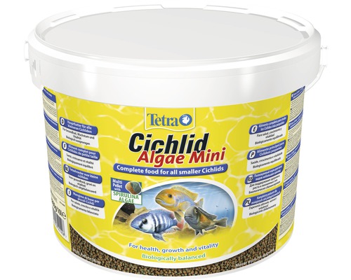 Tetra Cichlid Algae Mini Aliment complet pour petits cichlidés en pot