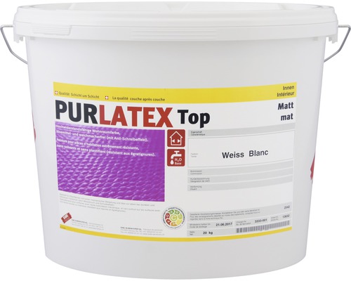 KABE Wand- und Deckenfarbe Purlatex Top matt weiss 22 kg