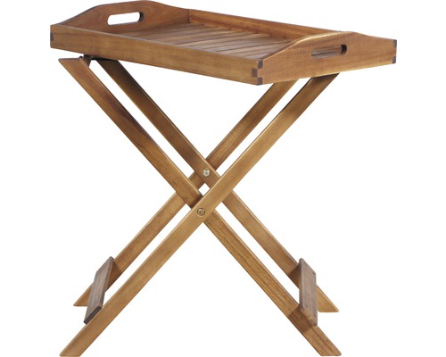 Klappbarer Serviertisch aus Holz