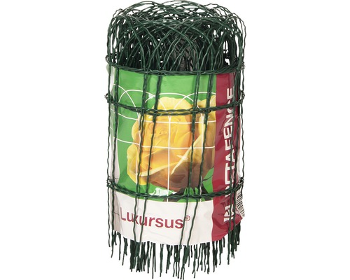 Clôture en grillage décoratif Luxursus® 10x0.4 m vert Clôture en rouleau en treillis métallique