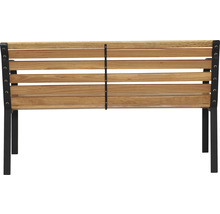 Gartenbank aus Holz und Metall