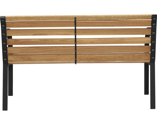 Gartenbank aus Holz und Metall