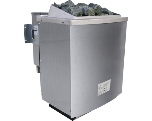 Poêle de sauna avec pierres