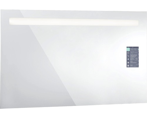 Miroir LED Miralite Connect smart 120x75.5 cm IP 44 (protégé contre les corps étrangers et les projections d'eau)