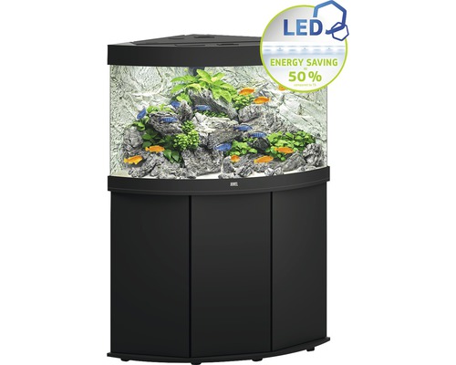 Aquariumkombination Juwel Trigon 190 LED SBX mit Unterschrank schwarz