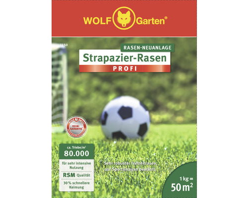 Rasensamen WOLF-Garten Strapazierrasen Loretta LJ 50 1 kg