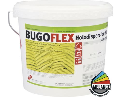 Peinture couvrante à dispersion pour bois Kabe Bugoflex Holzdispersion Plus dans la teinte souhaitée-0
