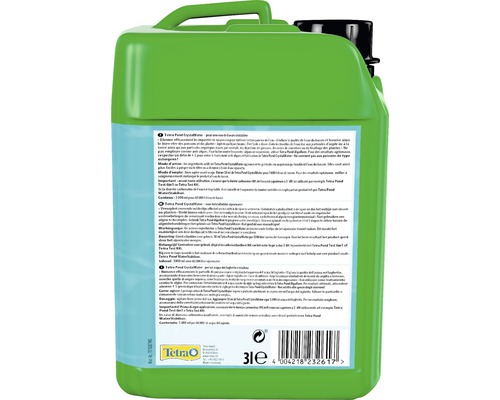 Tetra Pond Crystal Water pour une eau de bassin cristalline dans un bidon de trois litres