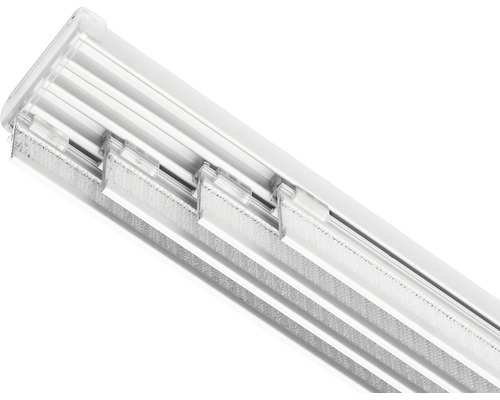 Gardinenschiene aus Kunststoff mit Laufwagen