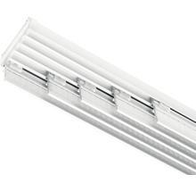 Flächenvorhangschiene Komfort Komplettset weiss 5-läufig 280 cm