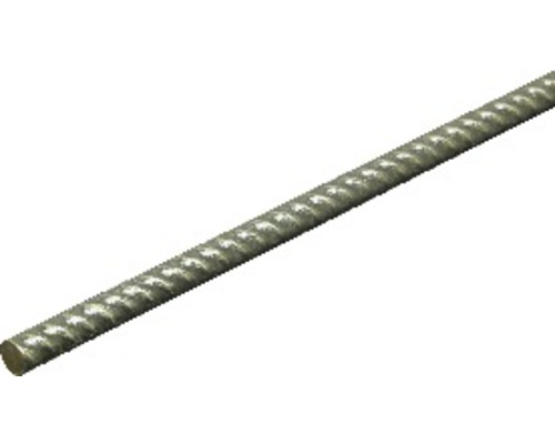Rundstange geriffelt Stahl Ø 6 mm, 2 m