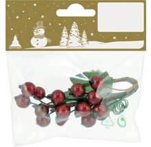 Imitation de baies décoratives pour décoration de Noël dans un emballage