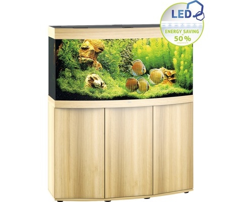 Aquariumkombination Juwel Vision 260 LED SBX mit Unterschrank helles Holz